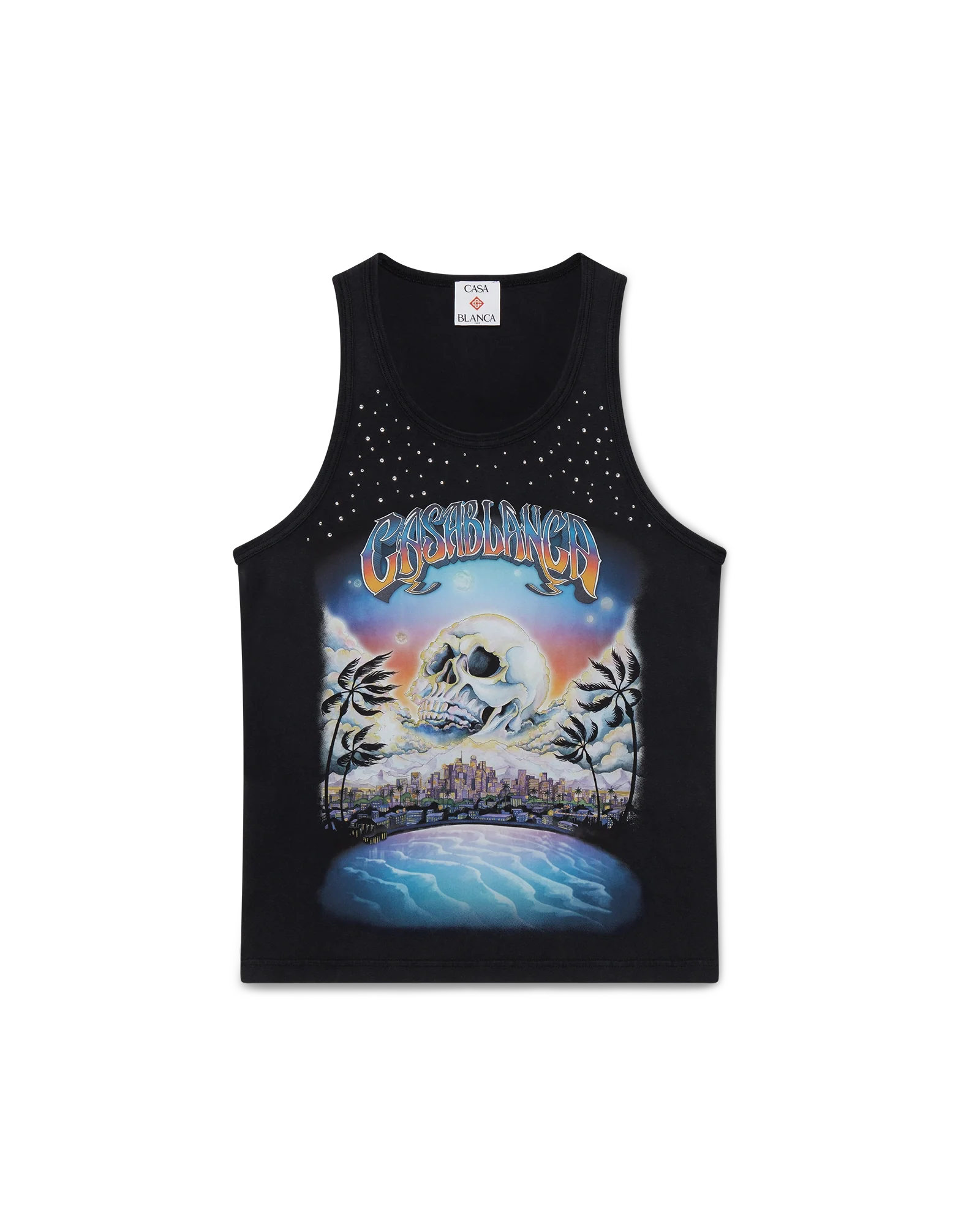 Crystal-embellished tank top - The Premonition