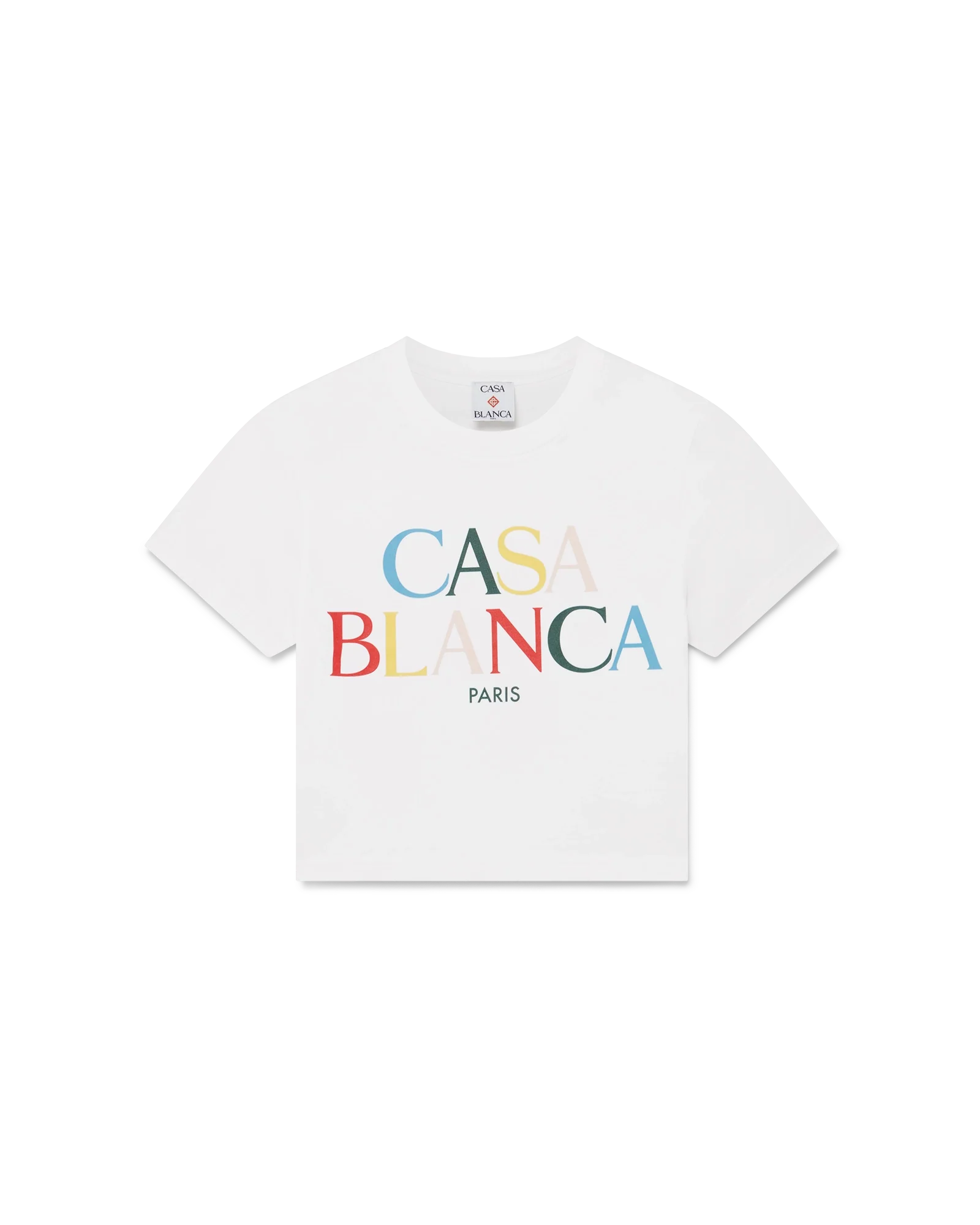 Stacked Logo Cropped T-Shirt