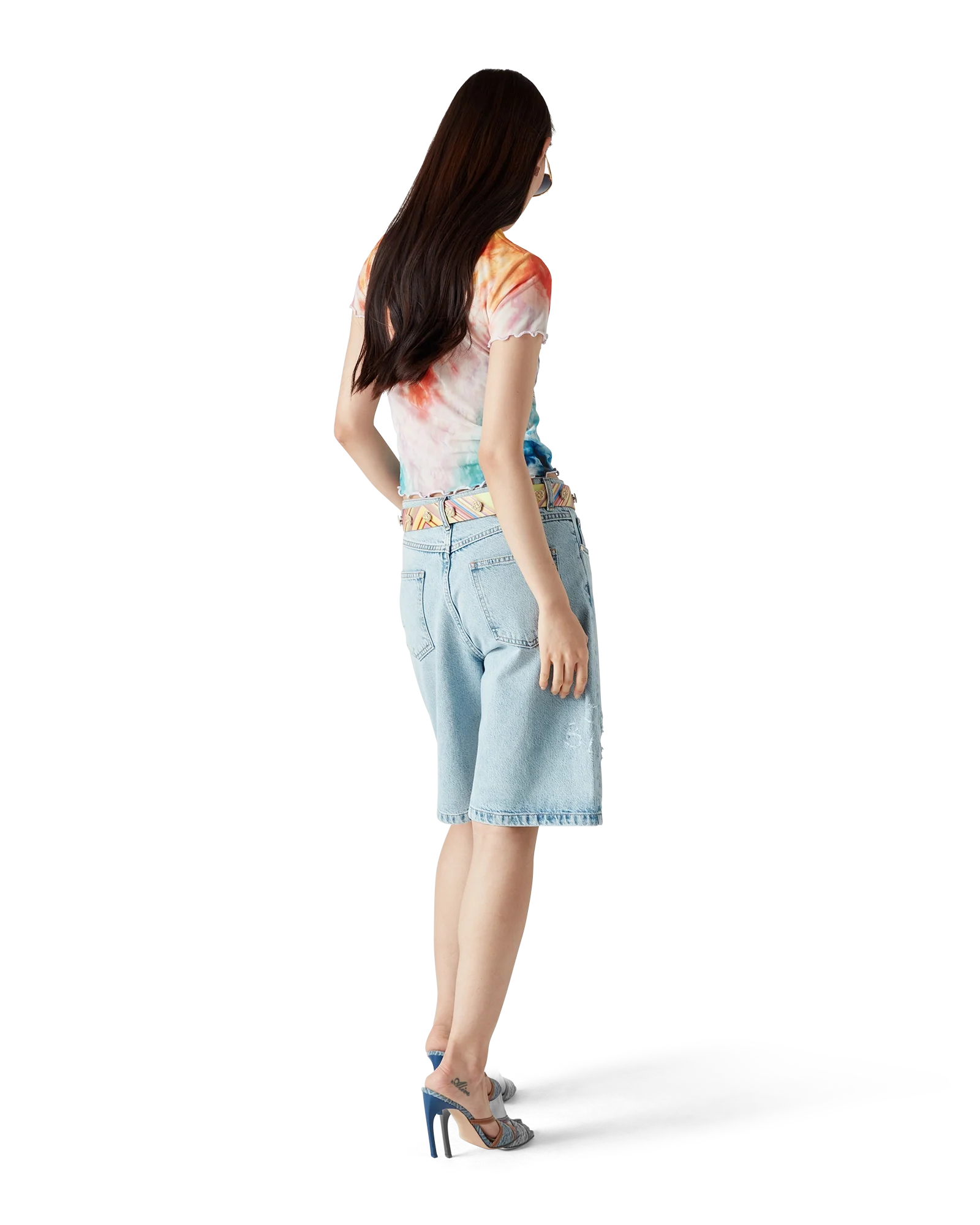 Surf Trip Tie Dye Mesh T-Shirt