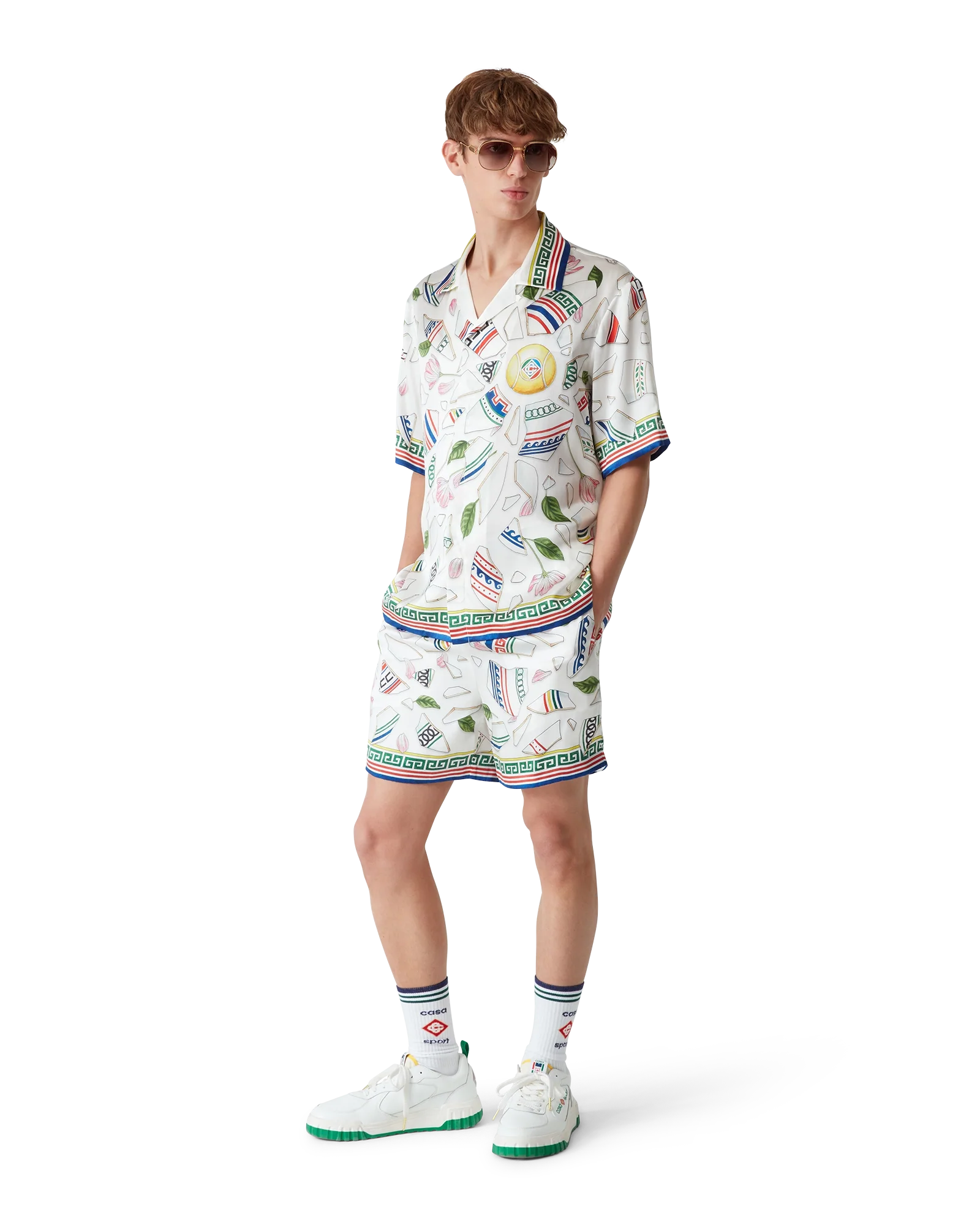 Short en soie Le Vase Brise