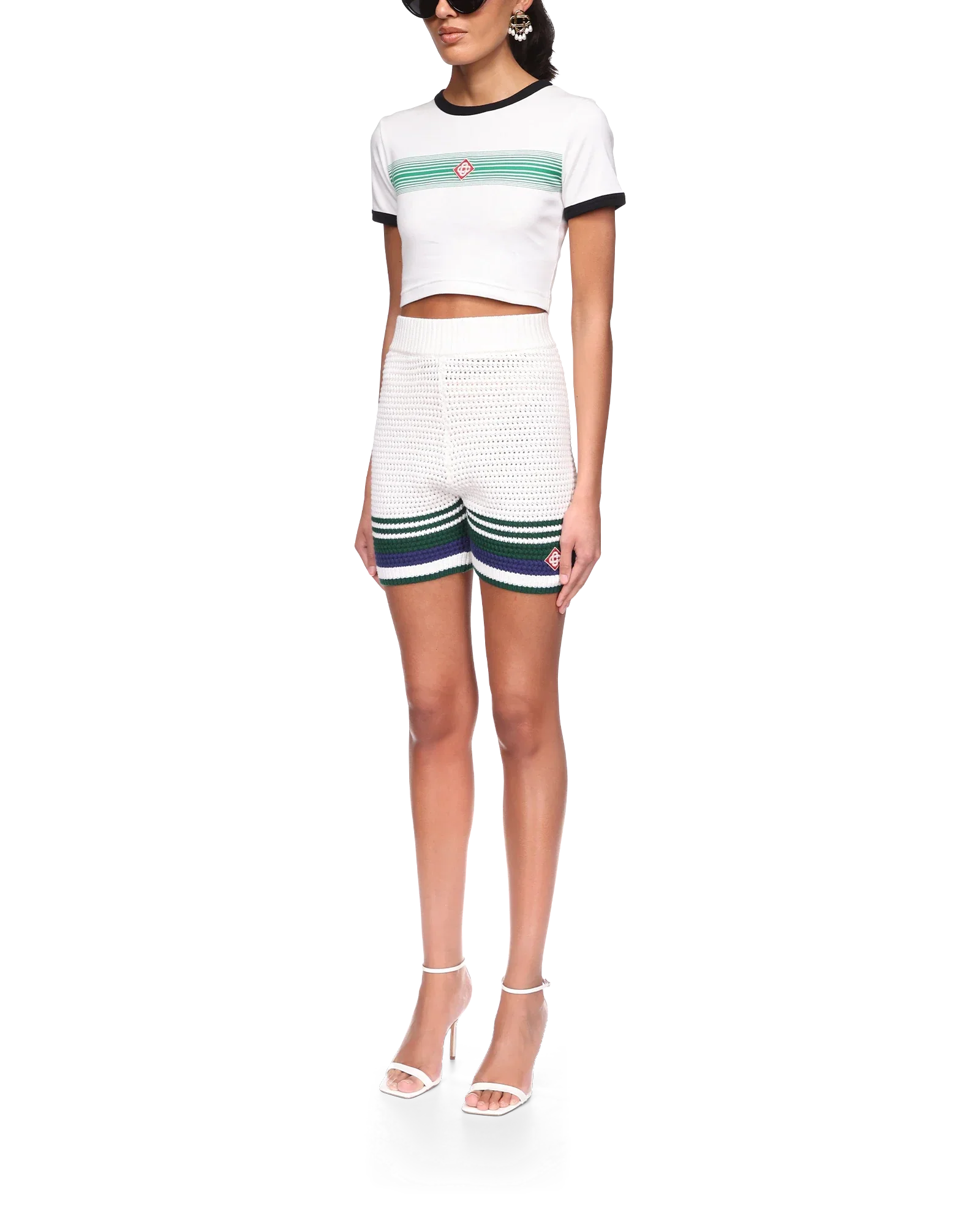 Short de tennis en crochet