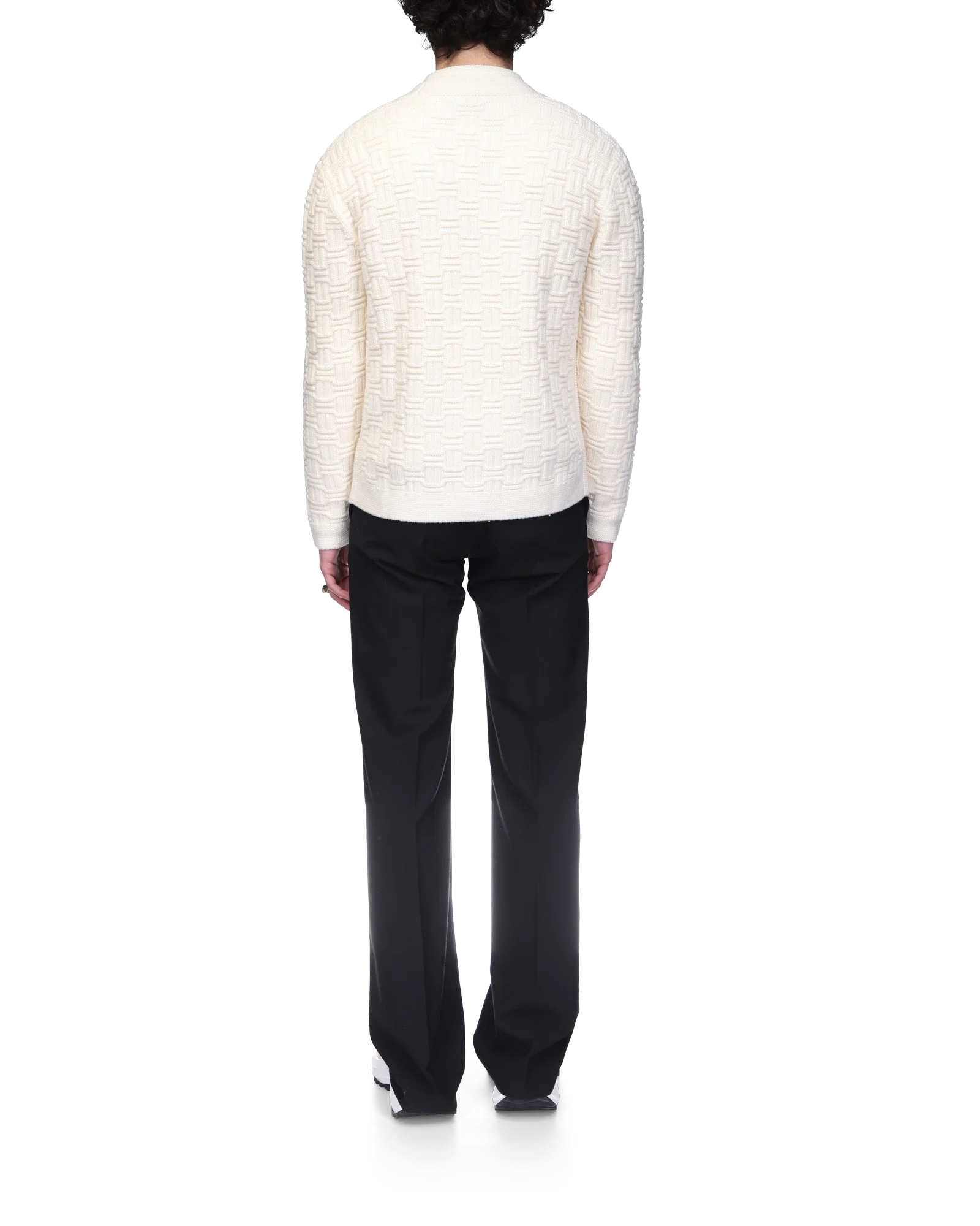 Cardigan en tricot à colonnes